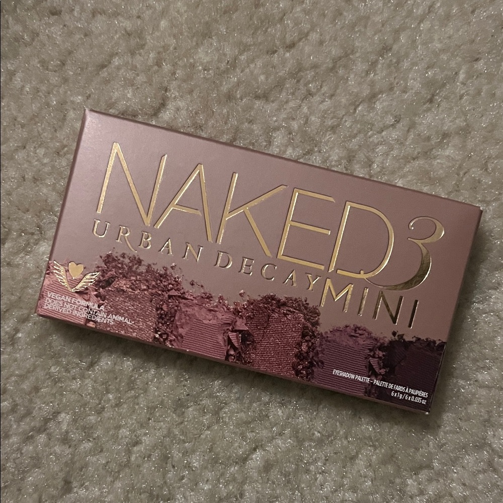 Urban Decay Naked3 Mini Eyeshadow Palette - Soft Pinks and Neutrals